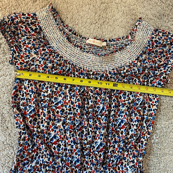 Tory Burch Wildflower Off the Shoulder Floral Print Playsuit Size Medium EUC - Picture 8 of 12